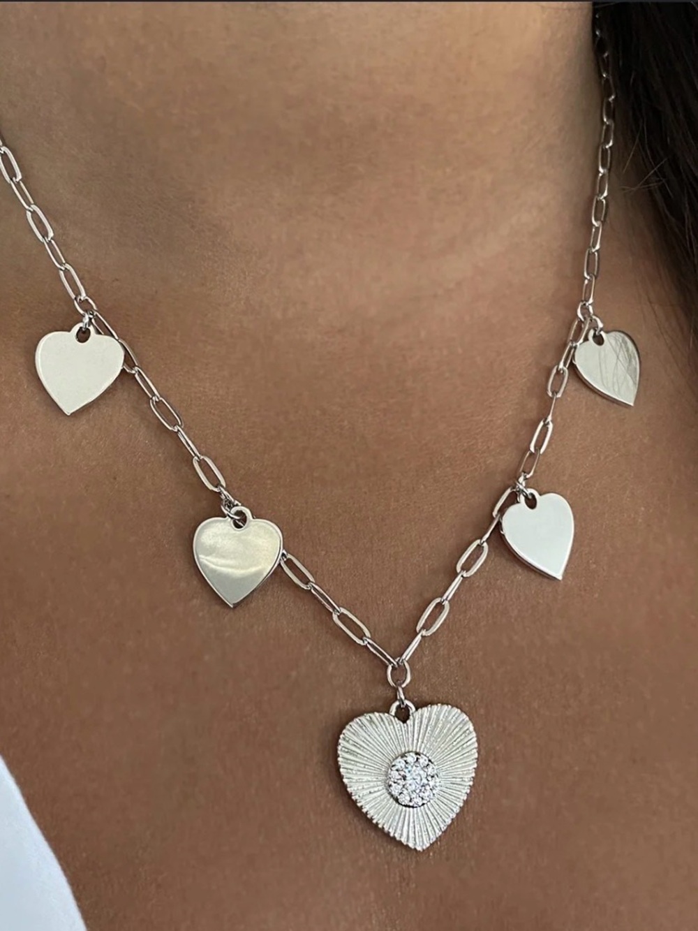 Jennifer Miller Gold Multi-Charm Necklace